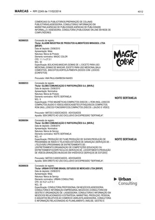 RPI - Marcas 2249 "Vervs Consultoria" 