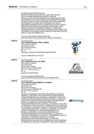 RPI - Marcas 2249 "Vervs Consultoria" 