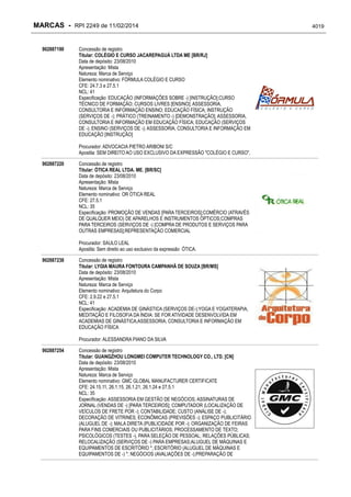 RPI - Marcas 2249 "Vervs Consultoria" 