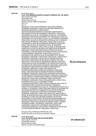 RPI - Marcas 2249 "Vervs Consultoria" 