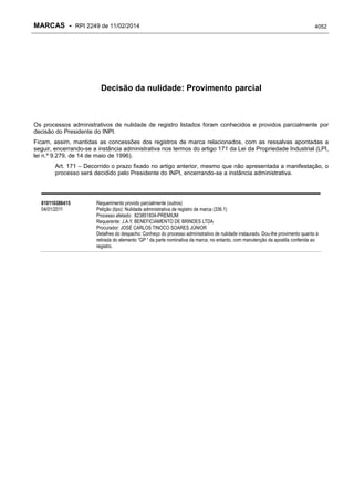 RPI - Marcas 2249 "Vervs Consultoria" 