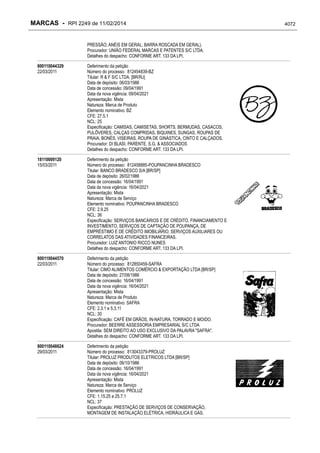RPI - Marcas 2249 "Vervs Consultoria" 