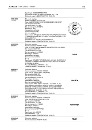 RPI - Marcas 2249 "Vervs Consultoria" 