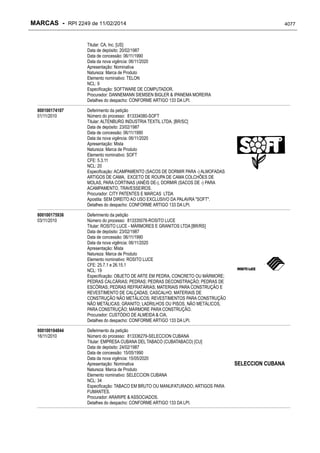 RPI - Marcas 2249 "Vervs Consultoria" 