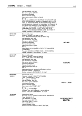 RPI - Marcas 2249 "Vervs Consultoria" 