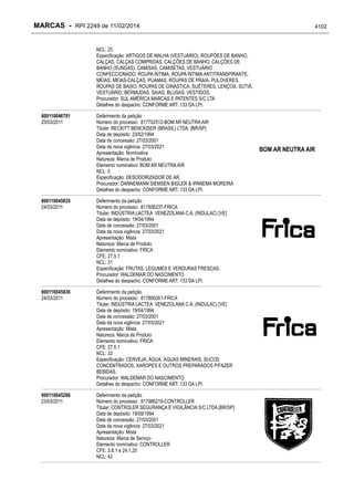 RPI - Marcas 2249 "Vervs Consultoria" 