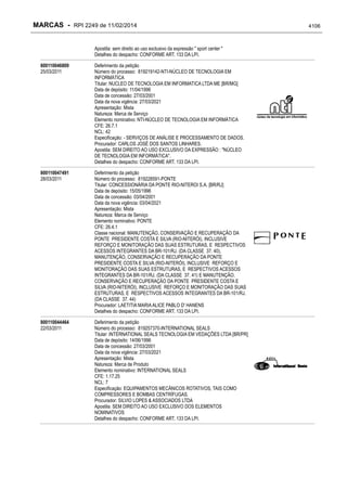 RPI - Marcas 2249 "Vervs Consultoria" 