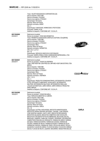 RPI - Marcas 2249 "Vervs Consultoria" 