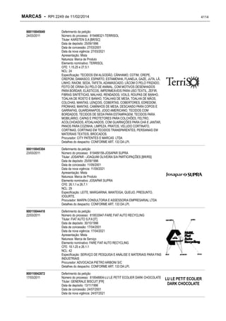 RPI - Marcas 2249 "Vervs Consultoria" 