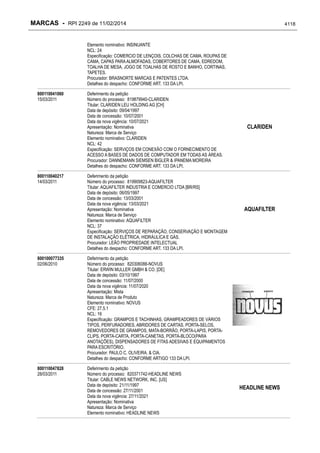 RPI - Marcas 2249 "Vervs Consultoria" 