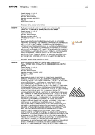 RPI - Marcas 2249 "Vervs Consultoria" 