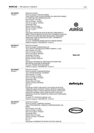 RPI - Marcas 2249 "Vervs Consultoria" 