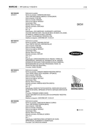 RPI - Marcas 2249 "Vervs Consultoria" 