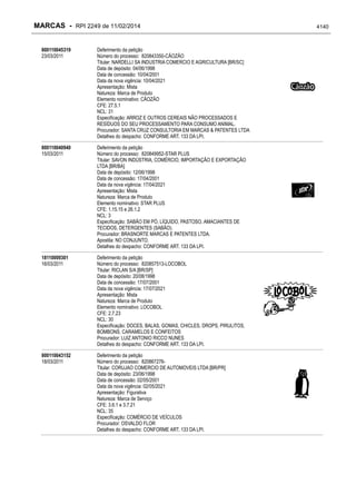 RPI - Marcas 2249 "Vervs Consultoria" 