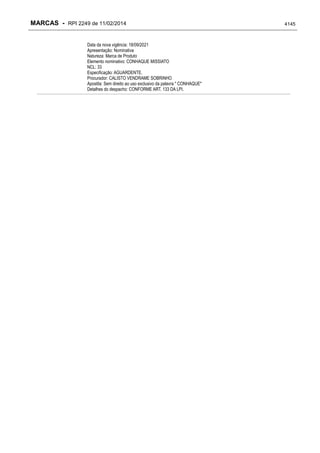 RPI - Marcas 2249 "Vervs Consultoria" 