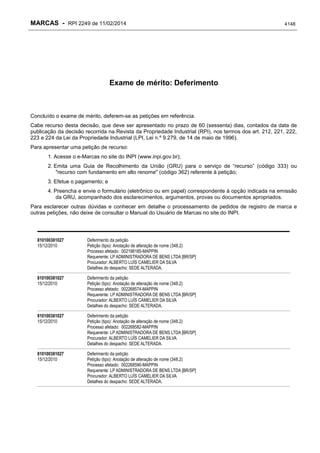 RPI - Marcas 2249 "Vervs Consultoria" 