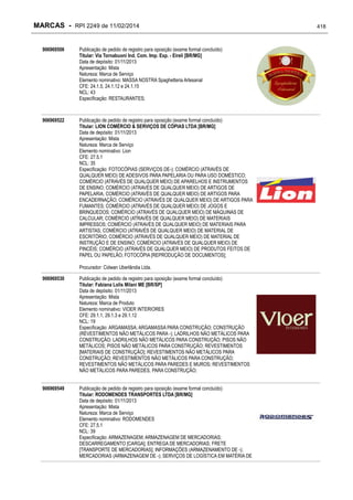 RPI - Marcas 2249 "Vervs Consultoria" 