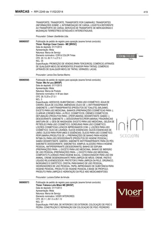 RPI - Marcas 2249 "Vervs Consultoria" 