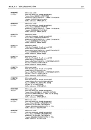 RPI - Marcas 2249 "Vervs Consultoria" 