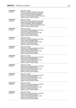 RPI - Marcas 2249 "Vervs Consultoria" 