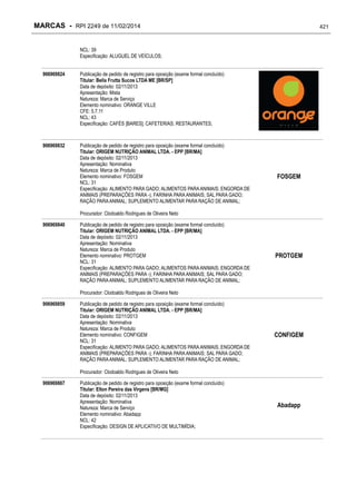 RPI - Marcas 2249 "Vervs Consultoria" 