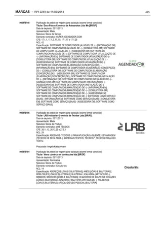 RPI - Marcas 2249 "Vervs Consultoria" 