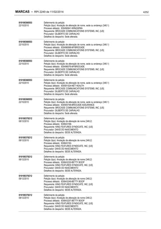 RPI - Marcas 2249 "Vervs Consultoria" 