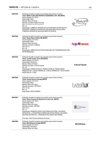 RPI - Marcas 2249 "Vervs Consultoria" 