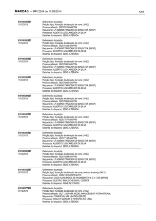 RPI - Marcas 2249 "Vervs Consultoria" 