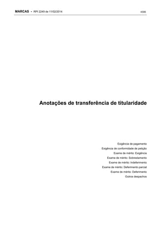 RPI - Marcas 2249 "Vervs Consultoria" 