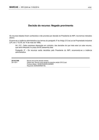 RPI - Marcas 2249 "Vervs Consultoria" 