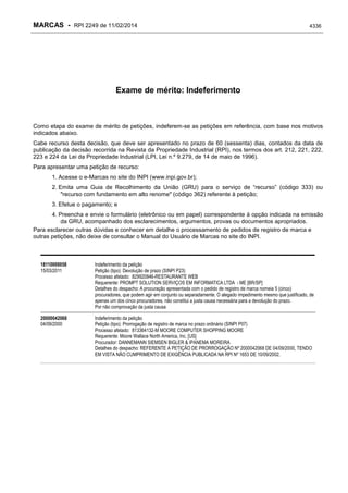 RPI - Marcas 2249 "Vervs Consultoria" 