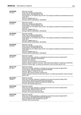 RPI - Marcas 2249 "Vervs Consultoria" 