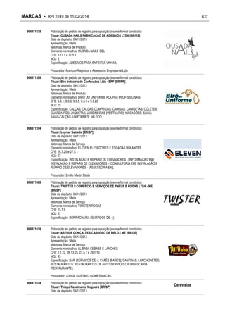 RPI - Marcas 2249 "Vervs Consultoria" 