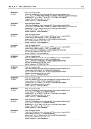 RPI - Marcas 2249 "Vervs Consultoria" 