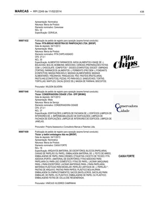 RPI - Marcas 2249 "Vervs Consultoria" 