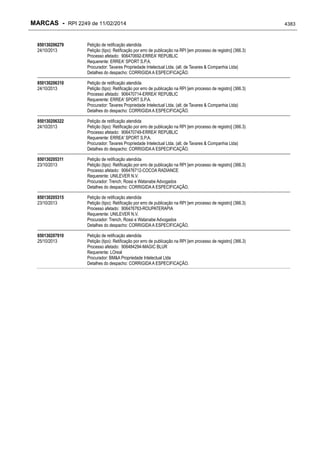 RPI - Marcas 2249 "Vervs Consultoria" 