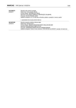 RPI - Marcas 2249 "Vervs Consultoria" 