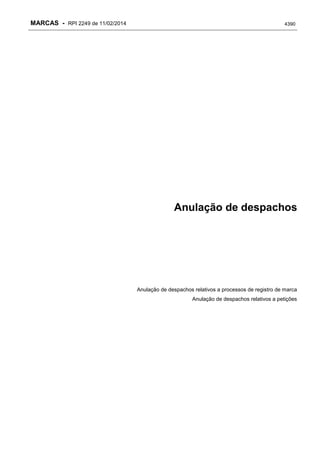 RPI - Marcas 2249 "Vervs Consultoria" 