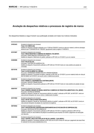 RPI - Marcas 2249 "Vervs Consultoria" 