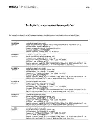 RPI - Marcas 2249 "Vervs Consultoria" 