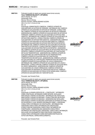 RPI - Marcas 2249 "Vervs Consultoria" 