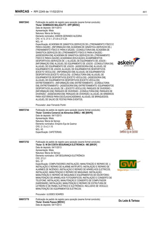 RPI - Marcas 2249 "Vervs Consultoria" 