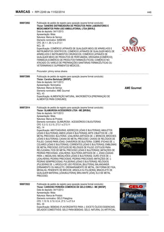 RPI - Marcas 2249 "Vervs Consultoria" 