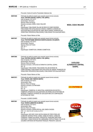 RPI - Marcas 2249 "Vervs Consultoria" 