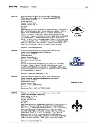 RPI - Marcas 2249 "Vervs Consultoria" 