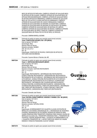 RPI - Marcas 2249 "Vervs Consultoria" 