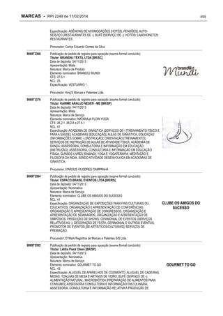 RPI - Marcas 2249 "Vervs Consultoria" 