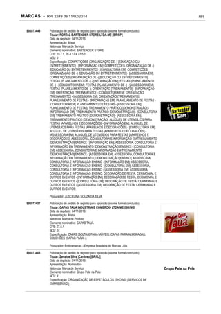 RPI - Marcas 2249 "Vervs Consultoria" 