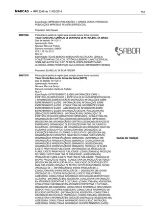 RPI - Marcas 2249 "Vervs Consultoria" 